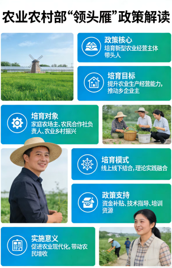 农村农业部 关于（领头雁）解读